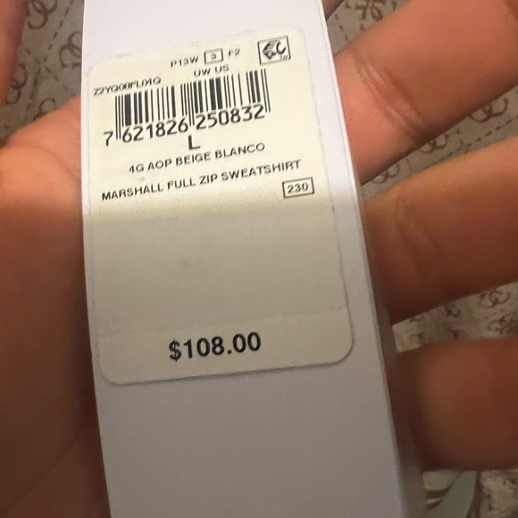 Guess Marshall Full Zip Sweatshirt - Picture 6 of 7